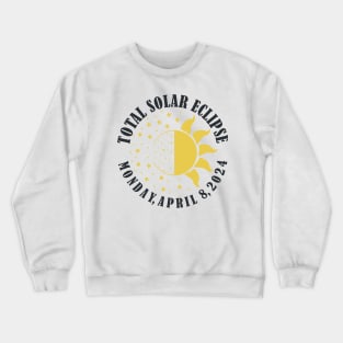 Total Solar Eclipse 2024 Crewneck Sweatshirt